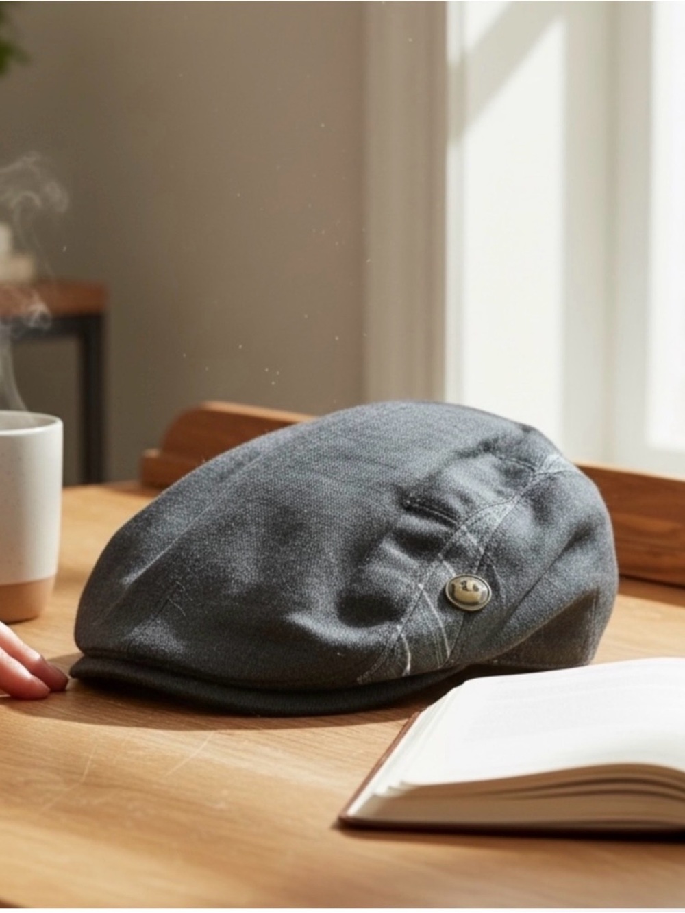 Goorin Bros. Gray Men's Flat Cap Size Small